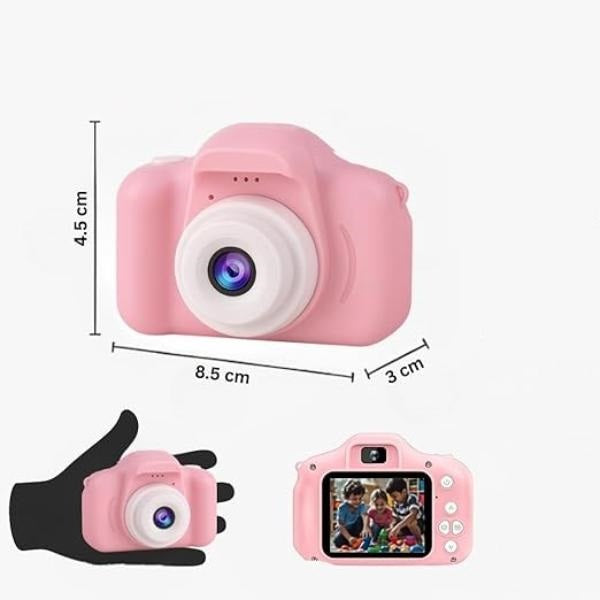 roze dečiji digitalni fotoaparat — detalj 3