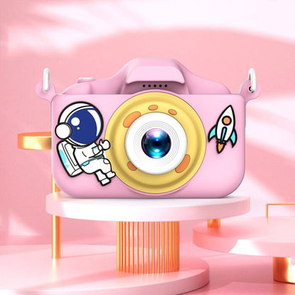roze dečiji fotoaparat Astronaut — detalj 1