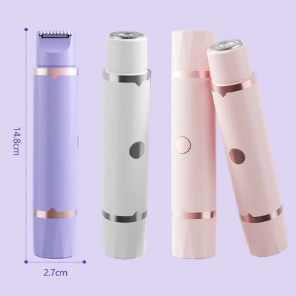 roze trimer priključen na usb type-c kabl za punjenje