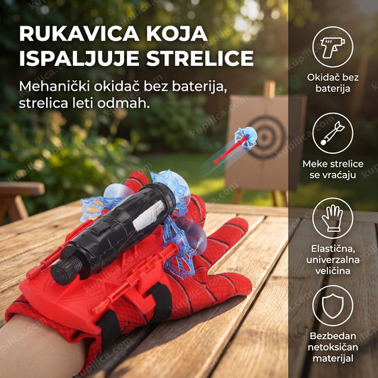 rukavica za ispaljivanje strelica sa metom u dvorištu, benefiti proizvoda
