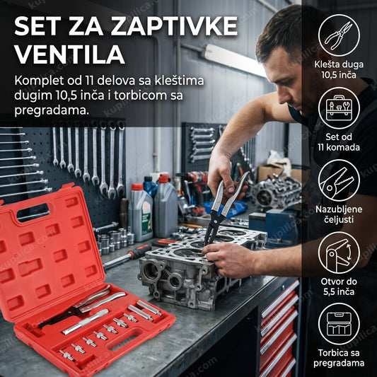 set alata za zaptivke ventila na glavi motora u radionici, benefiti proizvoda
