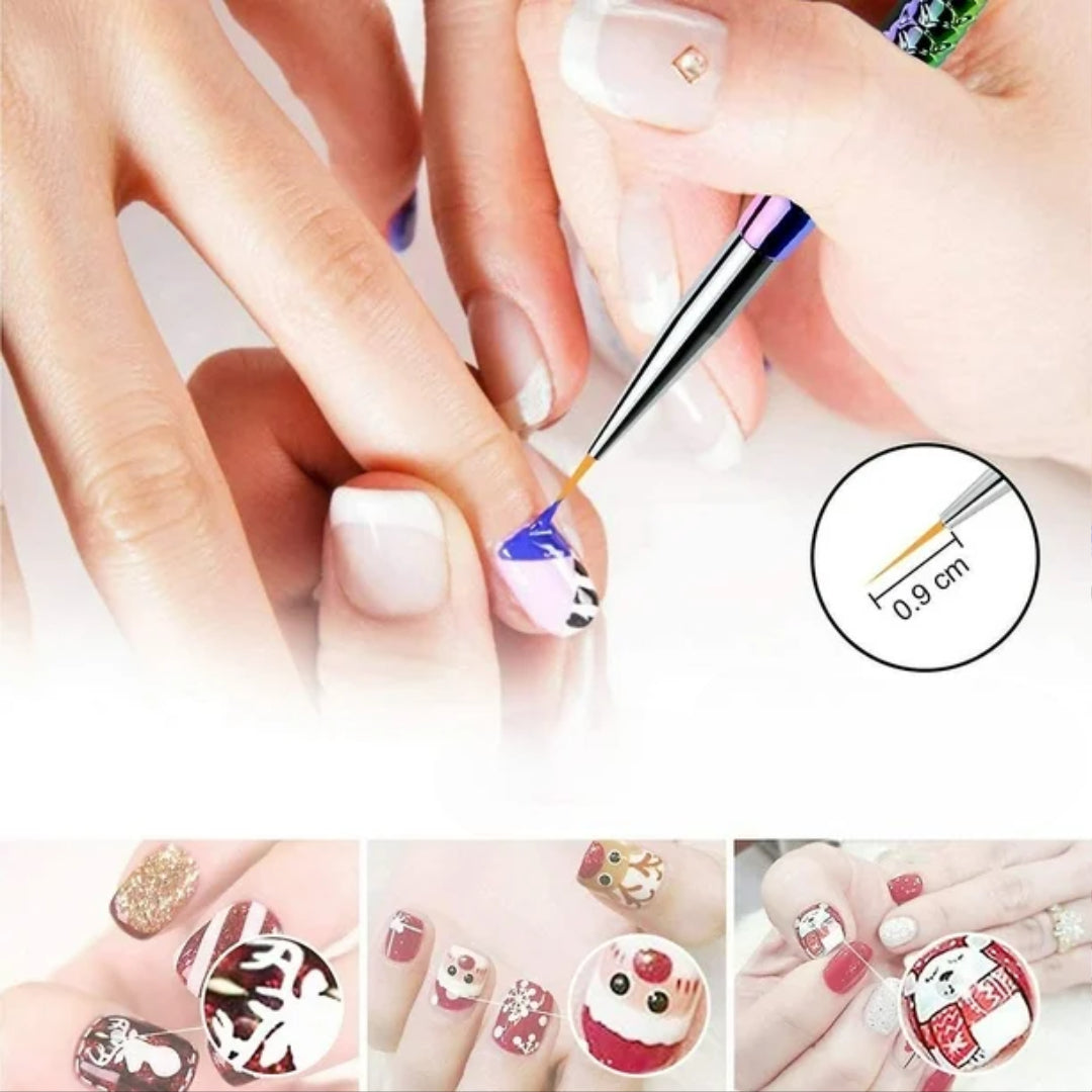 set četkica za nail art — detalj 3