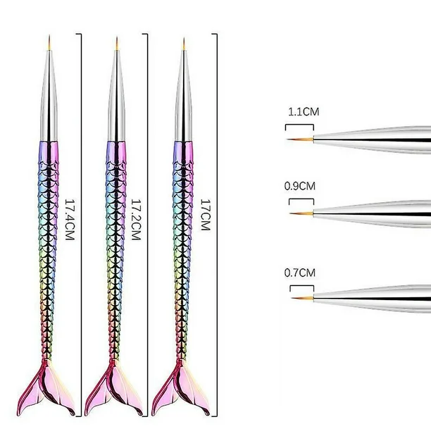 set četkica za nail art — detalj 4