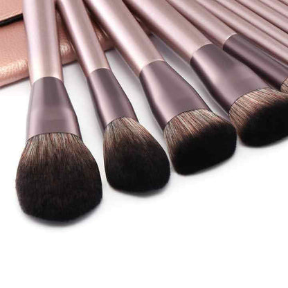 set četkica za šminkanje Lux Pink Gold — detalj 1