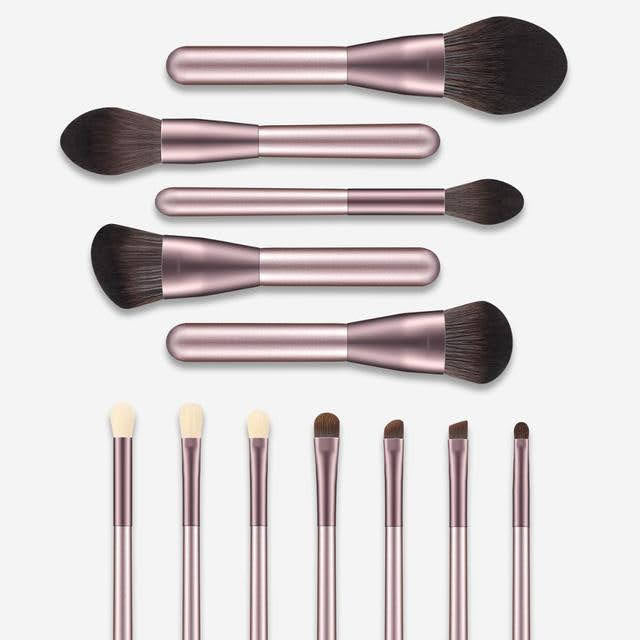 set četkica za šminkanje Lux Pink Gold — detalj 2
