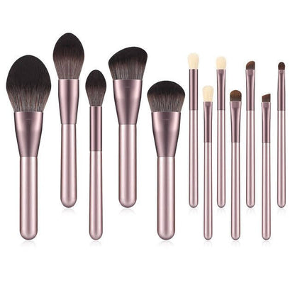 set četkica za šminkanje Lux Pink Gold — detalj 4