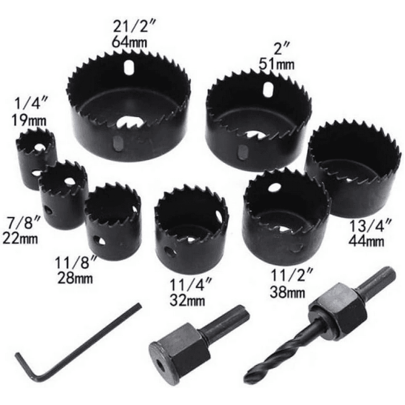 set kruna za bušenje 19-64mm — detalj 2