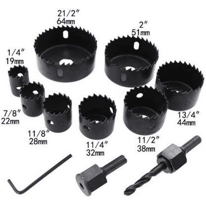 set kruna za bušenje 19-64mm — detalj 2