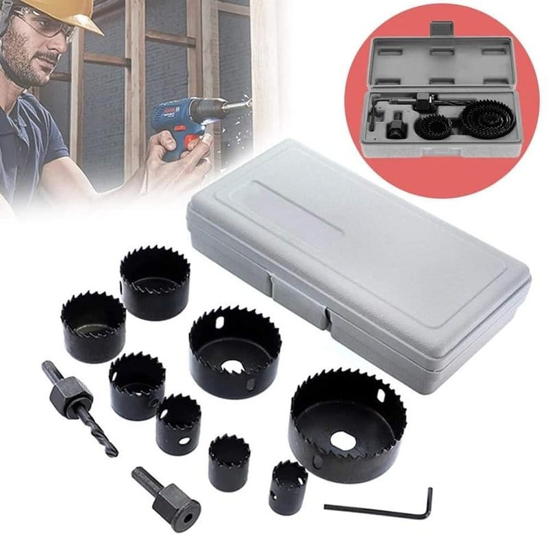 set kruna za bušenje otvora 19-64mm — pregled
