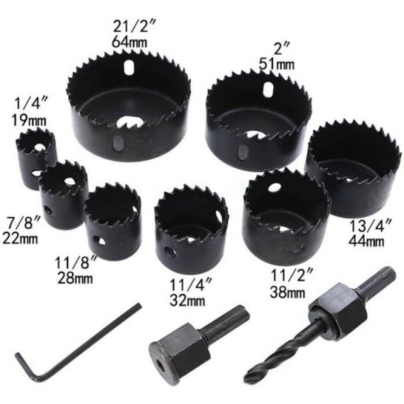 set kruna za bušenje otvora 19-64mm — detalj 6