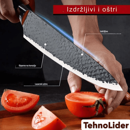 set kuhinjskih noževa BlackEdge Pro — detalj 4