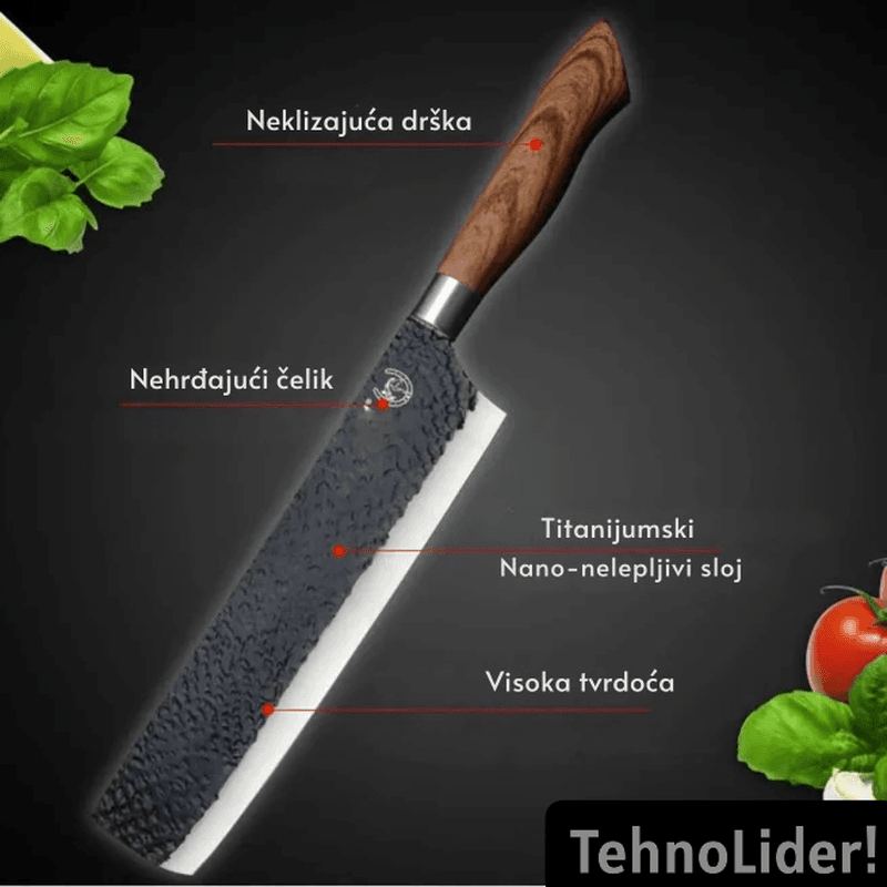 set kuhinjskih noževa BlackEdge Pro — detalj 5