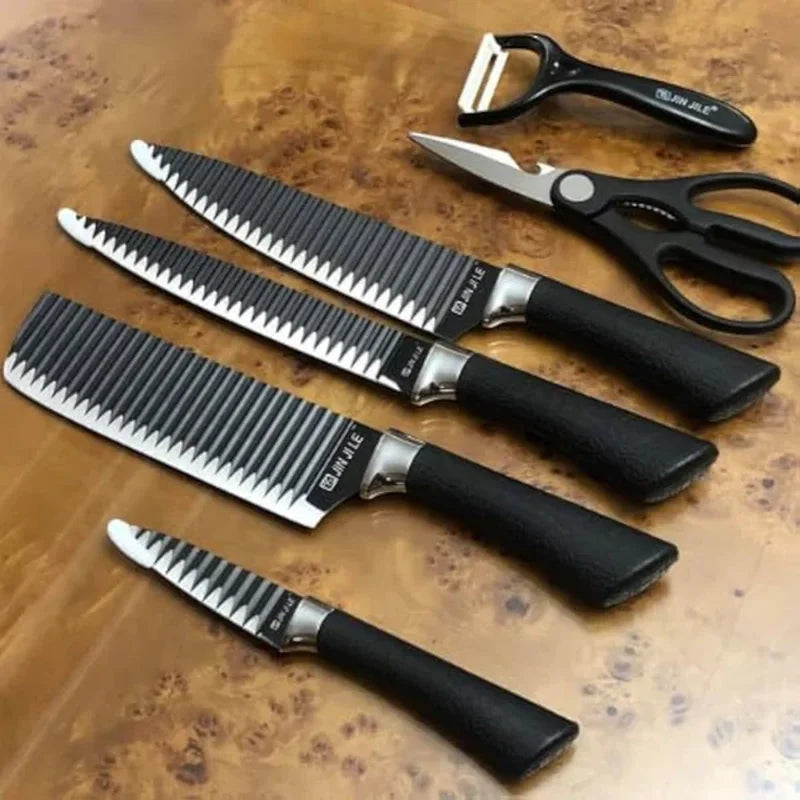 set kuhinjskih noževa BlackEdge Pro — detalj 6