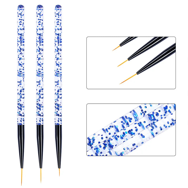 set liner četkica za nail art — detalj 3