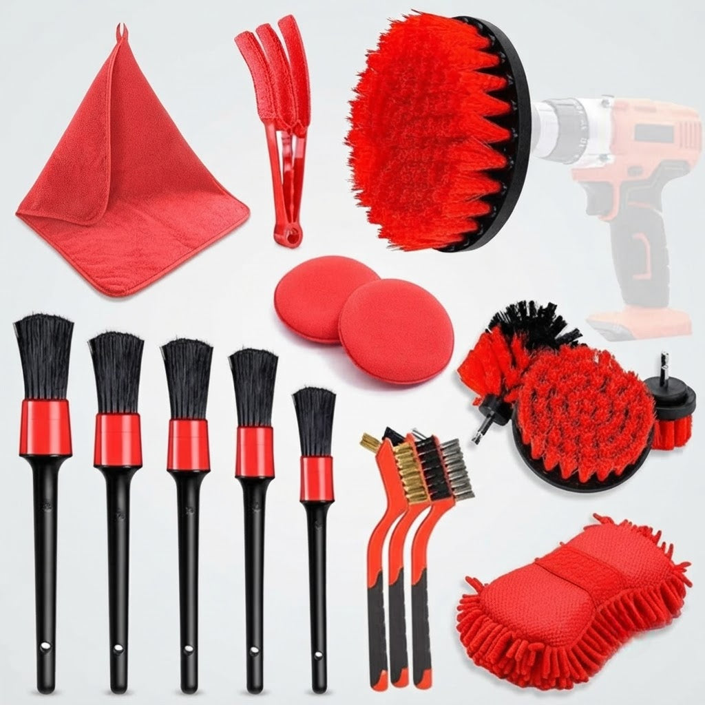 set za pranje automobila 17 delova — pregled