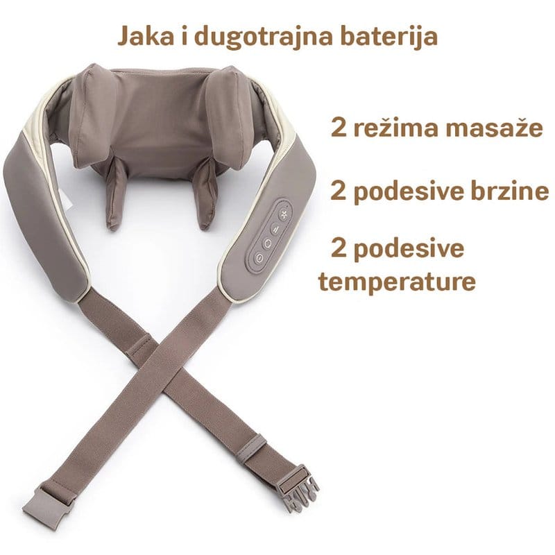 shiatsu masažer za vrat i ramena — detalj 1