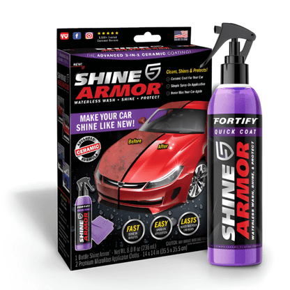 Shine Armor sprej za poliranje auta — detalj 1