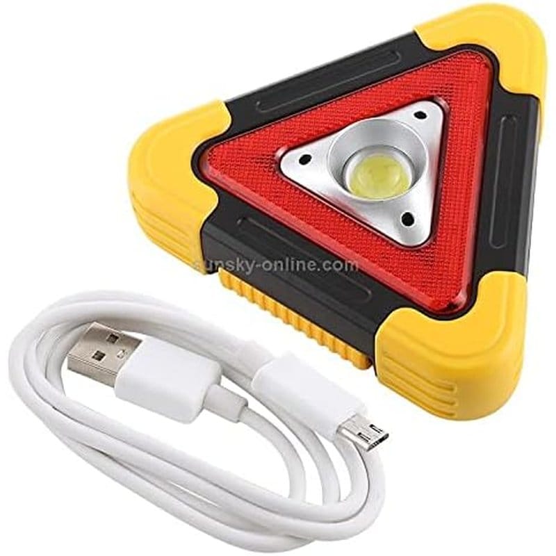 trougao sa usb kablom za punjenje pored uređaja