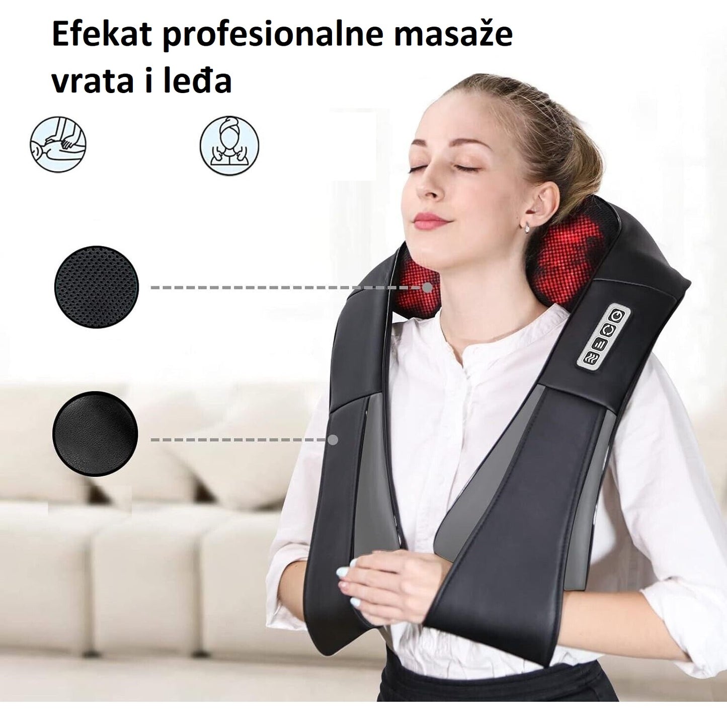 šijacu masažer za celo telo — pregled