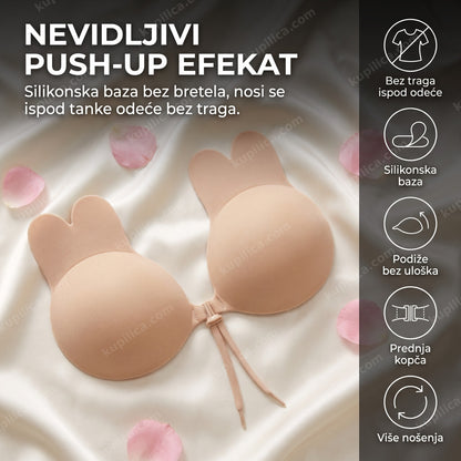 silikonski grudnjak bez bretela na svilenoj podlozi sa cvećem, benefiti proizvoda