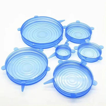 silikonski poklopci za hranu set 6 komada — pregled