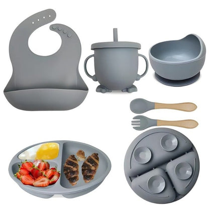 silikonski set za hranjenje bebe — detalj 4