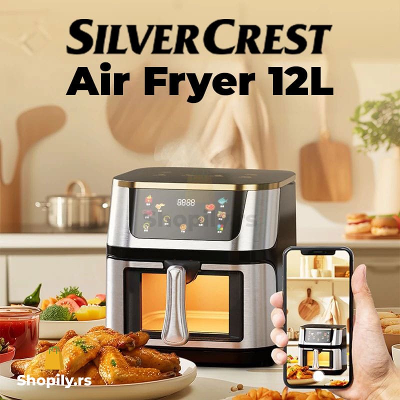 SilverCrest air fryer 12L — pregled