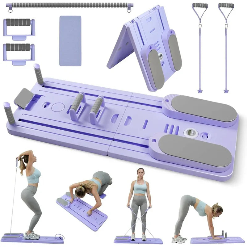 sklopiva pilates daska — pregled ploče, traka i ručki