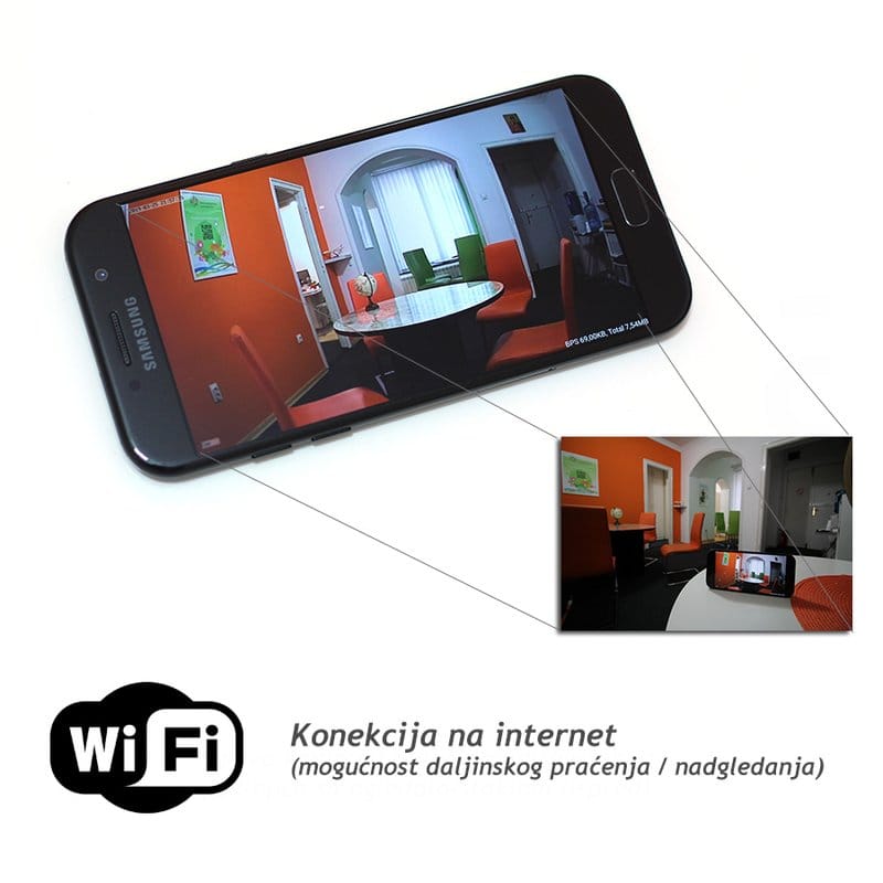 skrivena wifi kamera u satu — pregled