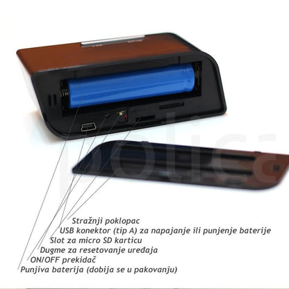 skrivena wifi kamera u satu — detalj 1
