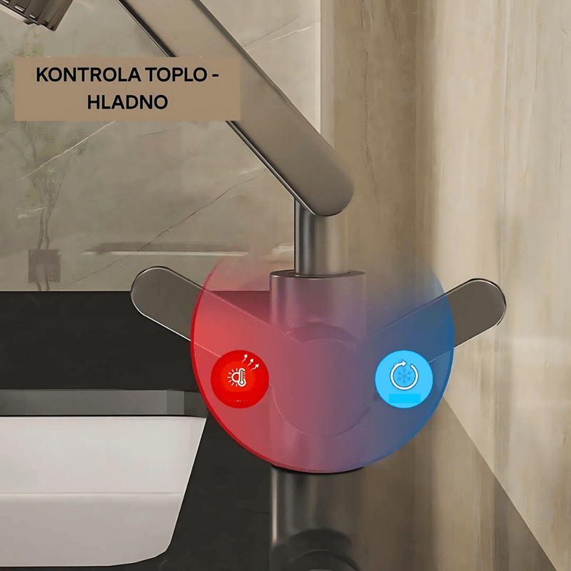 slavina za kuhinju sa rotacijom 1080° — detalj 2