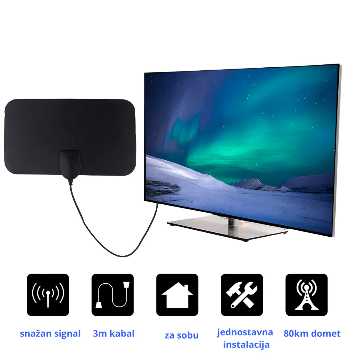 sobna antena bez napajanja — detalj 1