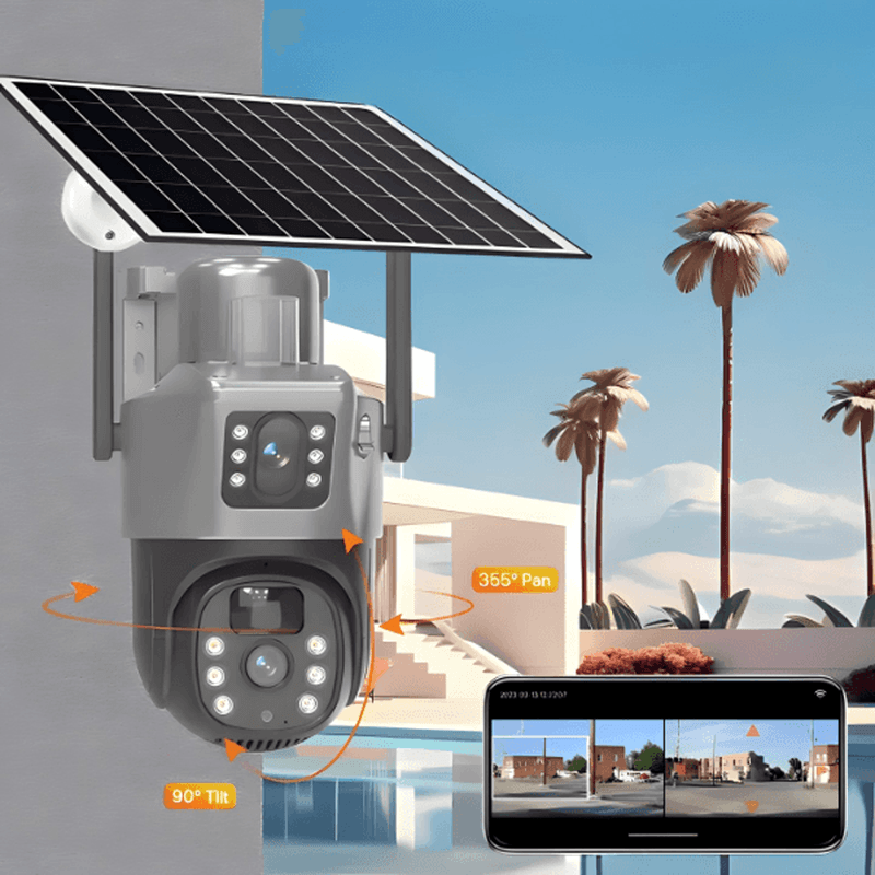 Solarna 4G PTZ duo kamera — pregled