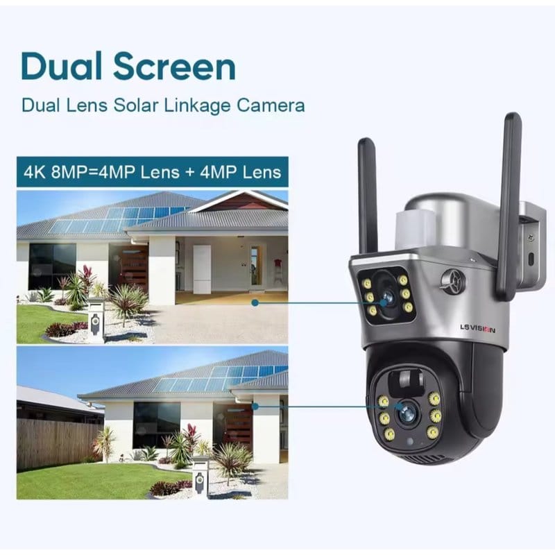 Solarna 4G PTZ duo kamera — detalj 2