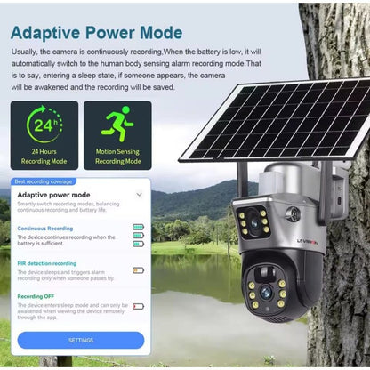 Solarna 4G PTZ duo kamera — detalj 3