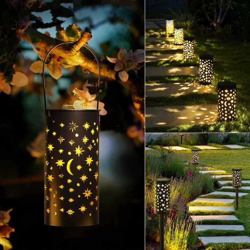solarna baštenska lampa 3u1 — detalj 2