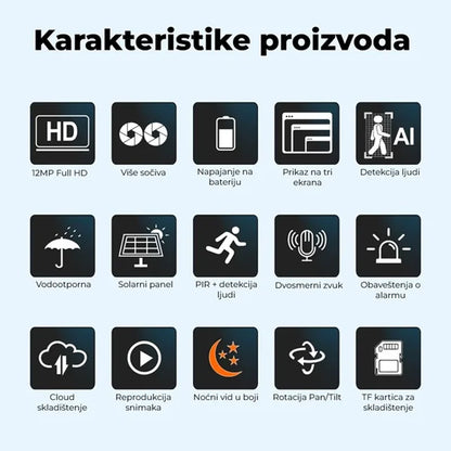 solarna kamera sa sim karticom — detalj 1