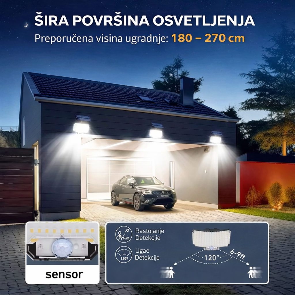 lampa montirana na garaži