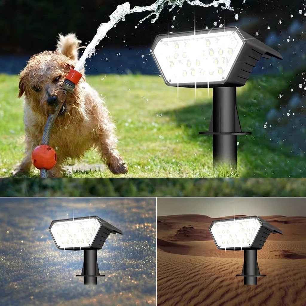solarna LED lampa Lotus — detalj 4