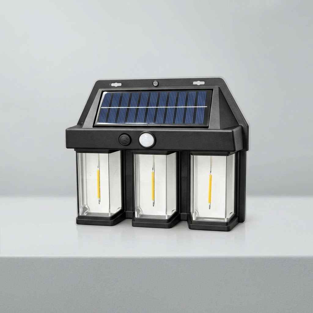 solarna LED lampa sa senzorom pokreta BK-618-3 — pregled