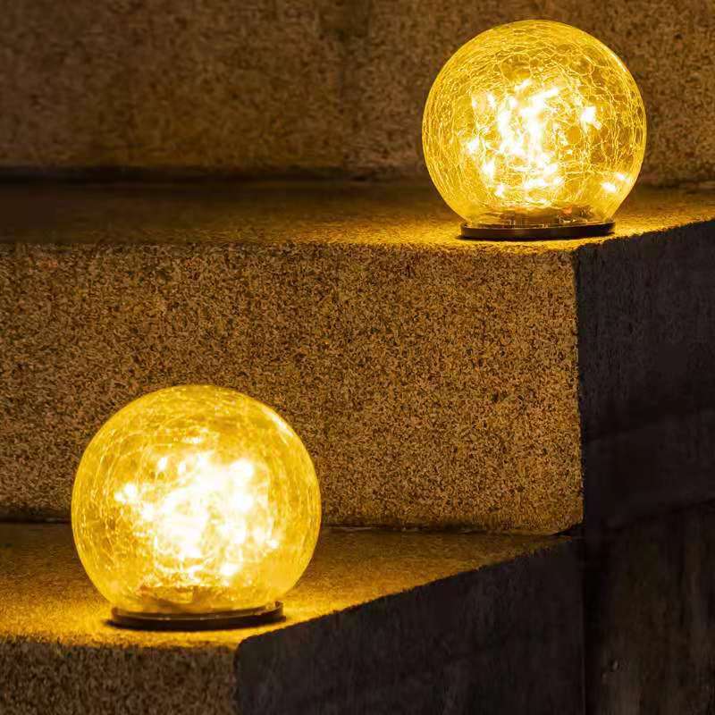 solarna led lopta dekorativna — detalj 1