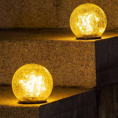 solarna led lopta dekorativna — detalj 1