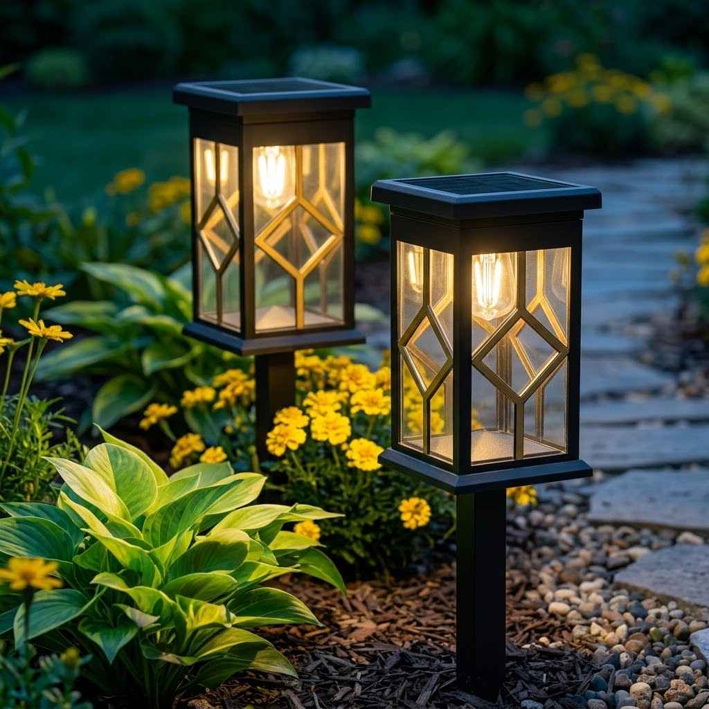 solarne baštenske lampe fenjer — pregled