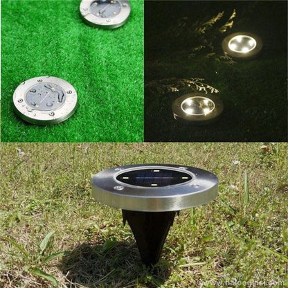 solarne disk lampe za dvorište — detalj 2