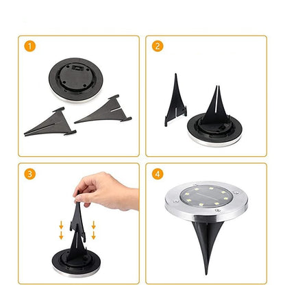 solarne disk lampe za dvorište — detalj 6