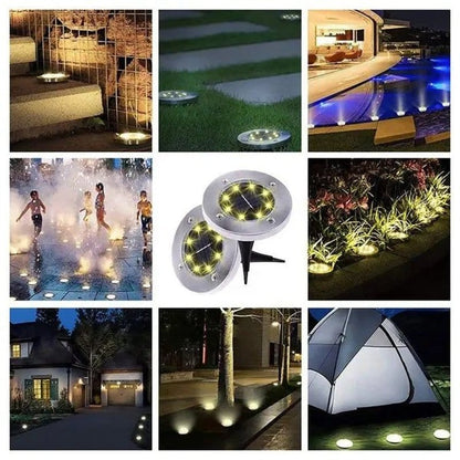 solarne lampe za dvorište set 4 komada — detalj 4