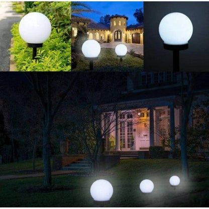 solarne lampe za baštu 4 komada — pregled