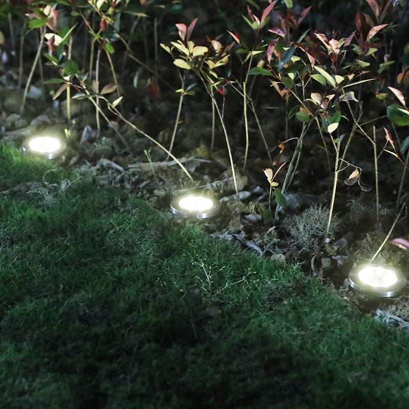 solarne led lampe za baštu set od 4 komada — detalj 2