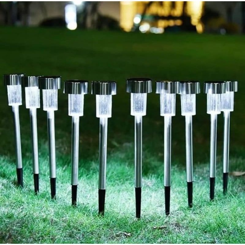 solarne lampe za baštu 10 komada — detalj 1