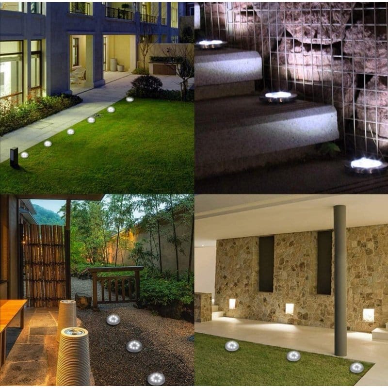 solarne led lampe za dvorište sa 8 dioda — detalj 6